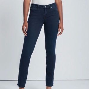 7 For All Mankind Kimmie Straight Leg Stretch Denim Jeans w/ Curve Friendly Fit